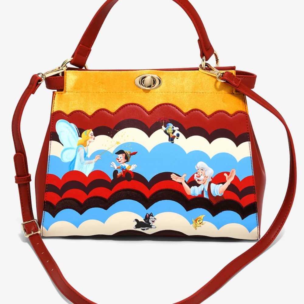 Danielle Nicole Disney Pinocchio Scalloped Handbag